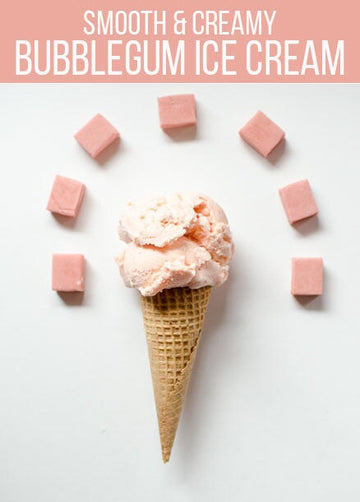 Smooth and Creamy Bubblegum Ice Cream