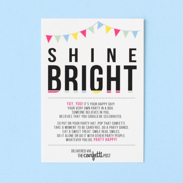Shine Bright Greeting Card
