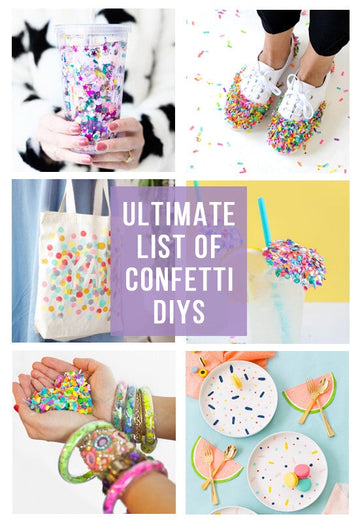 Confetti Inspired DIYs (The Ultimate List)