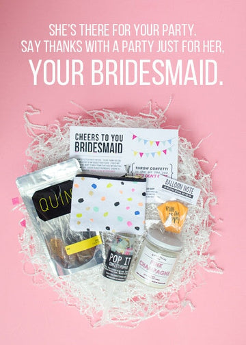 Say Hello //  Cheers Bridesmaid Gift Package