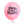 Pink Balloon with the words Shine Bright printed in black ink_for build your own gift box