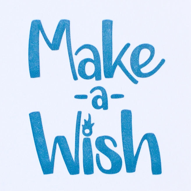Make A Wish Letterpress Card