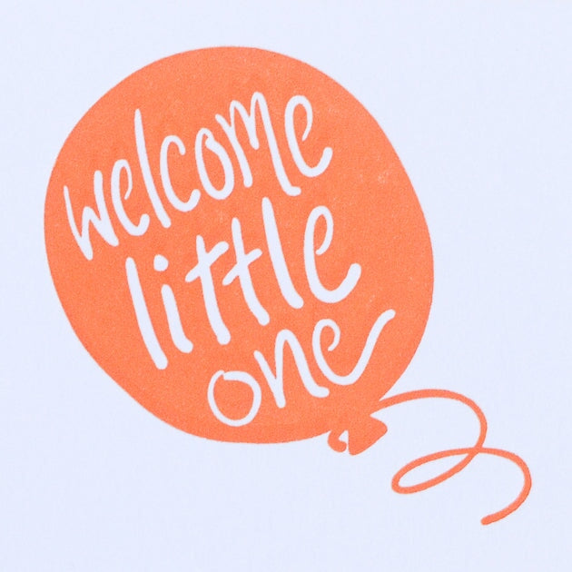 Welcome Little One Letterpress Card
