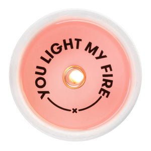 You Light My Fire Secret Message Candle