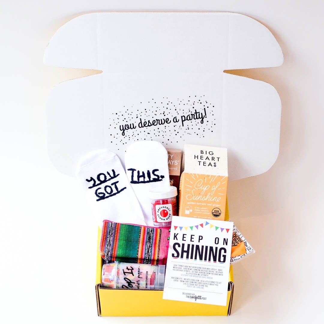 Keep On Shining  Cheer Up Gift Box – The Confetti Post