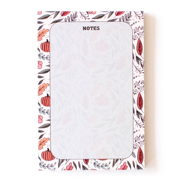 Autumn Leaves Notepad
