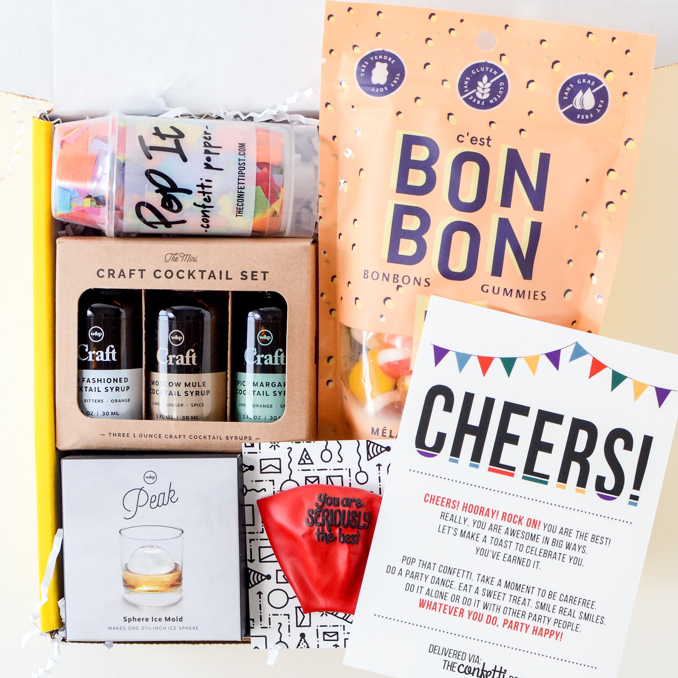 Happy Hour Gift Box - Remote Employee Gift Box – The Confetti Post