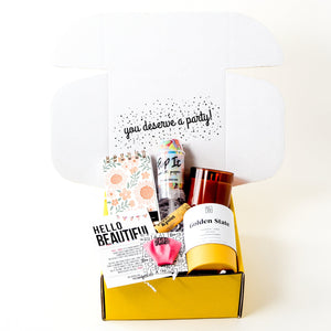 Hello Beautiful Gift Box_Ladybird Candle_birthday idea for her