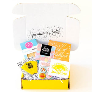Hello Sunshine Gift Box Thinking of you gift Get well care package