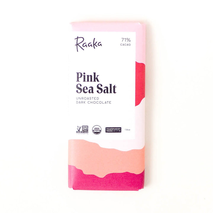 Pink Sea Salt Dark Chocolate Bar