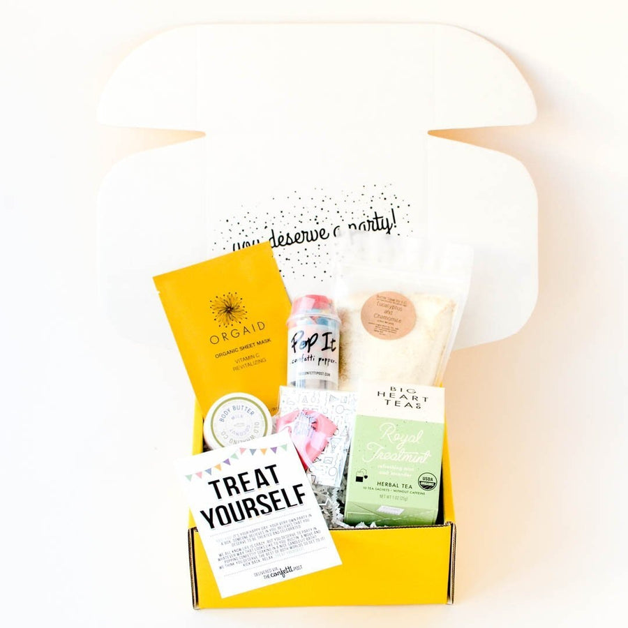 Treat Yourself_ Spa Party Gift Box Basket