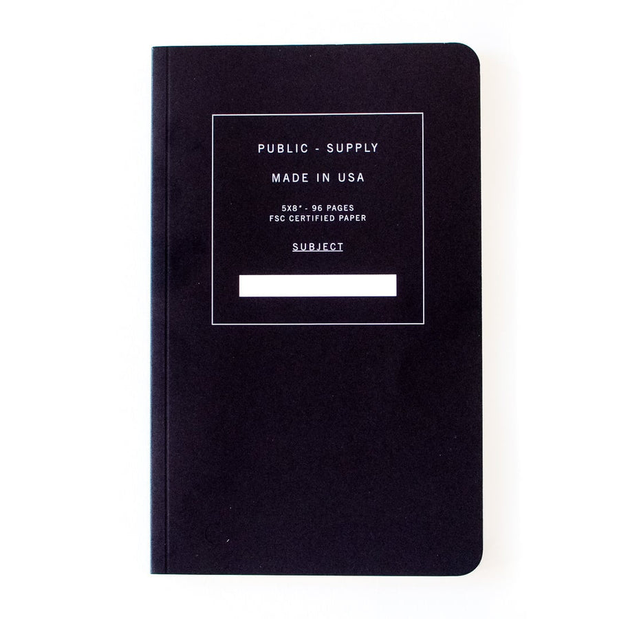 Black Softcover Notebook