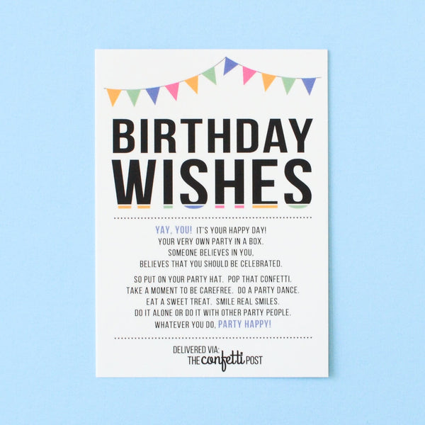 Birthday Wishes Card