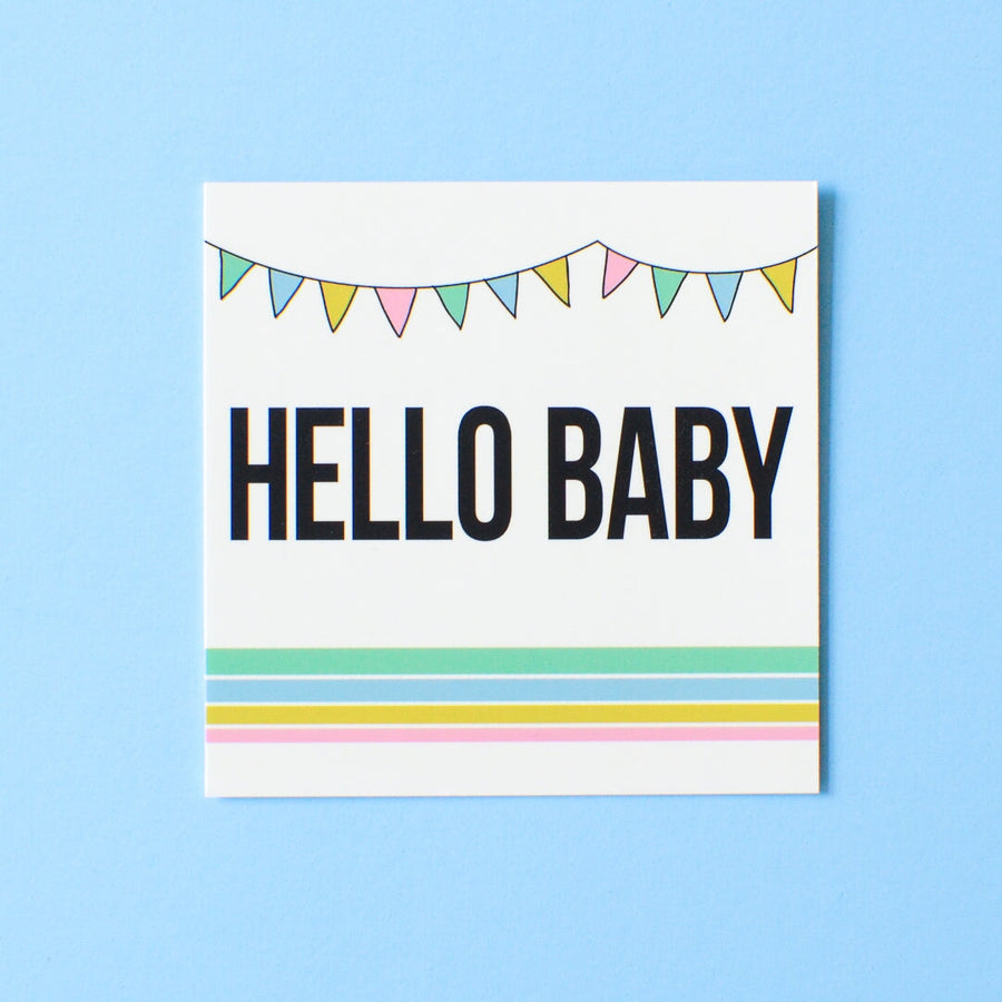 Hello Baby Square Card
