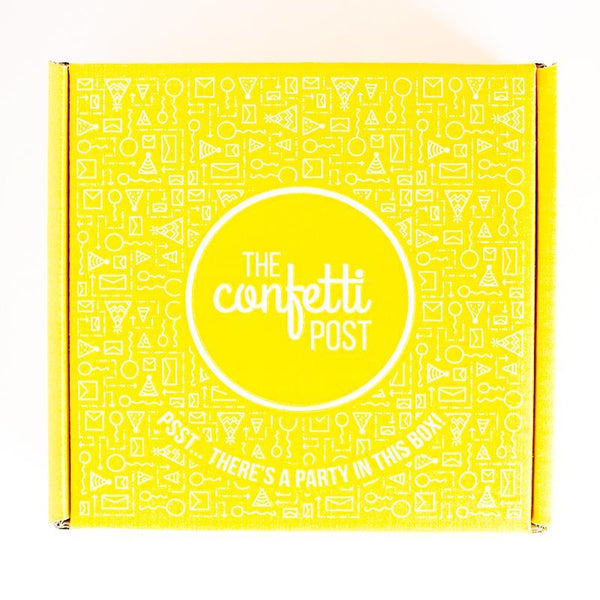 Gift Box Company Signature Yellow Design Packaging_The Confetti Post